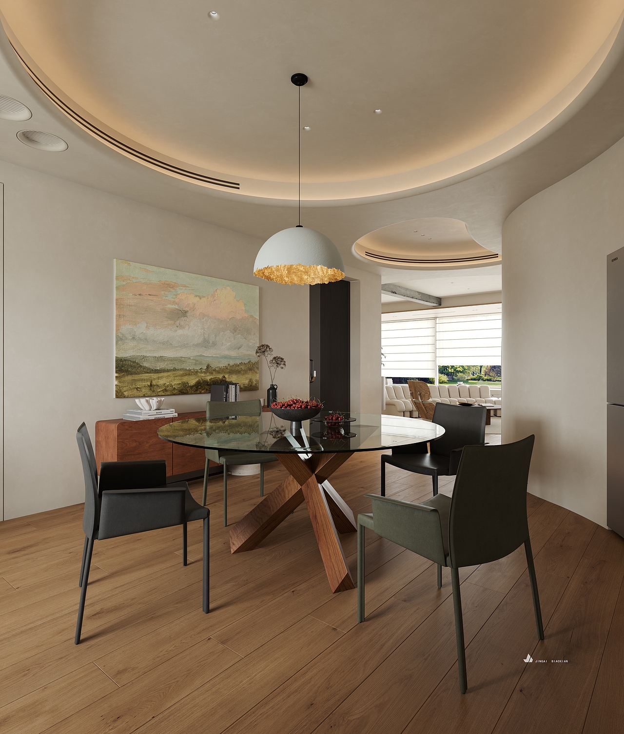 现代奶油风（图ZMzg4MjkxNTI0） - 家装设计 - 站酷设计师金该效果图官方账原创素材 - 站酷ZCOOL