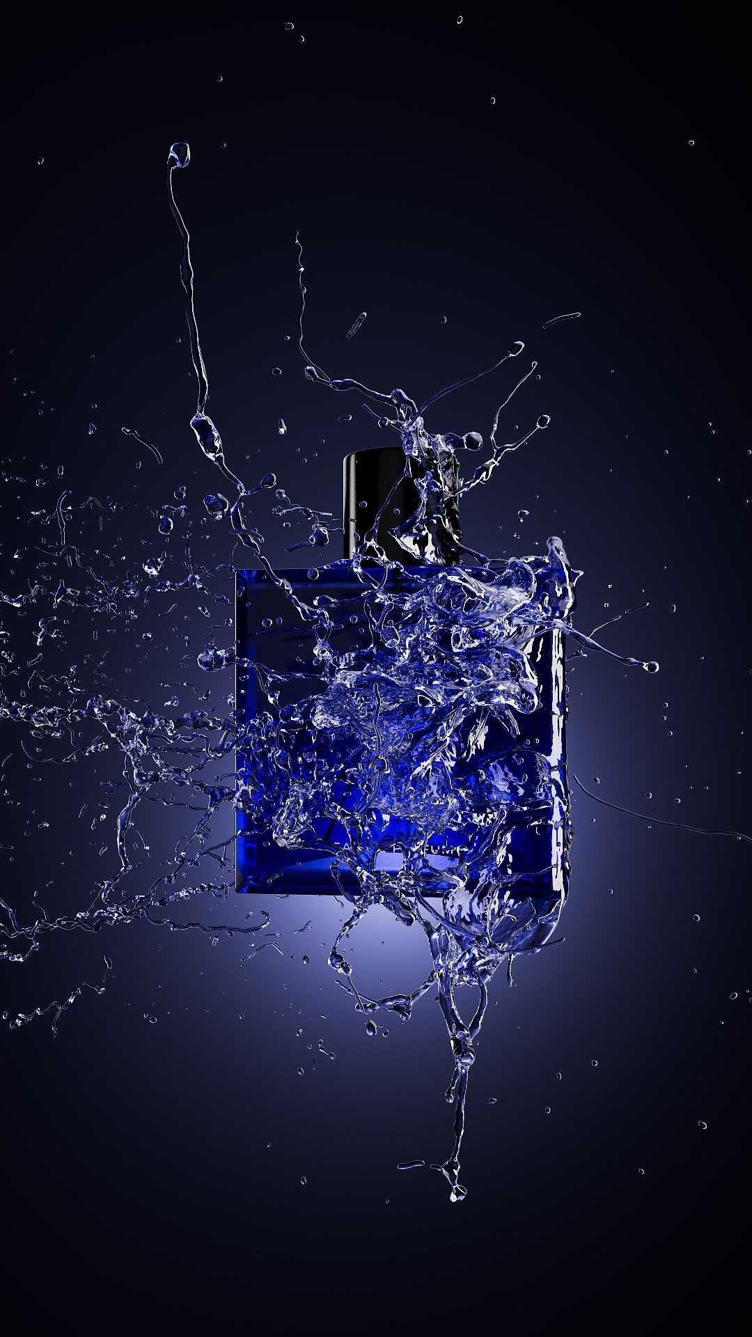BLEU DE CHANEL 香水动态——小规模流体模拟（图ZMzg4MjkzOTQw） - 产品 - 站酷设计师AKKs_Design原创素材 - 站酷ZCOOL