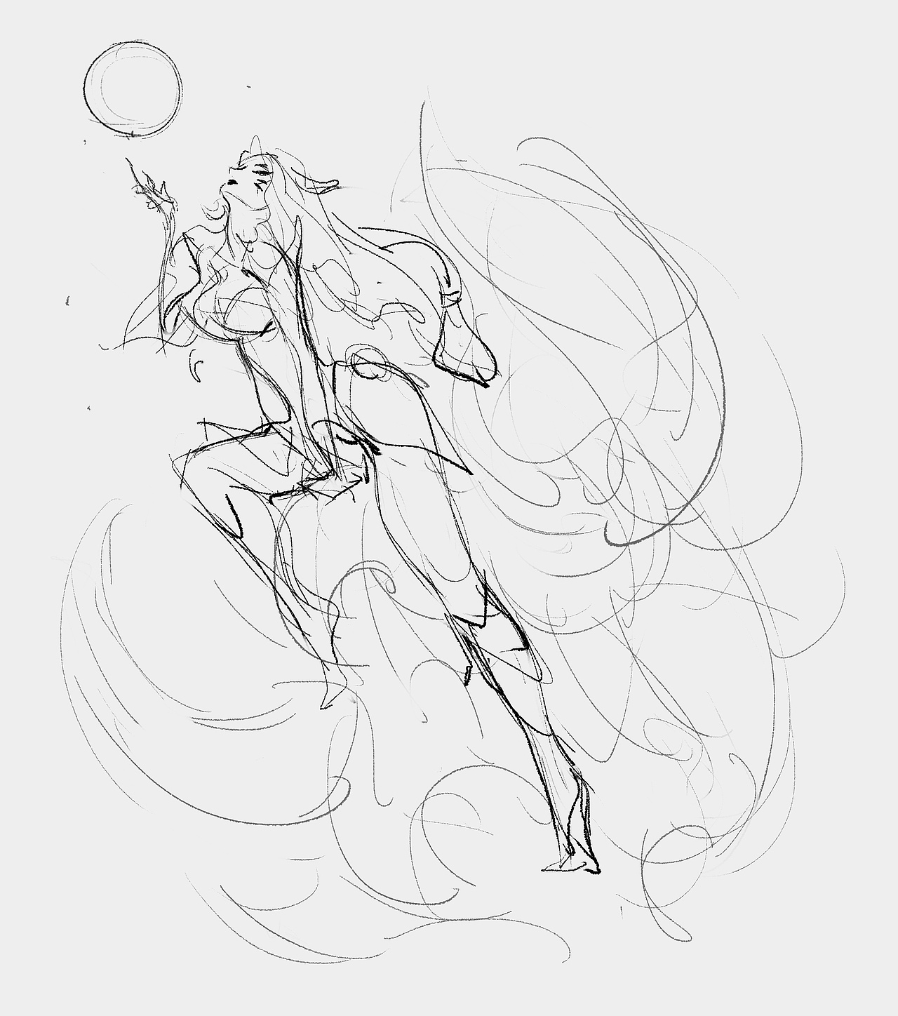 好久之前的速写