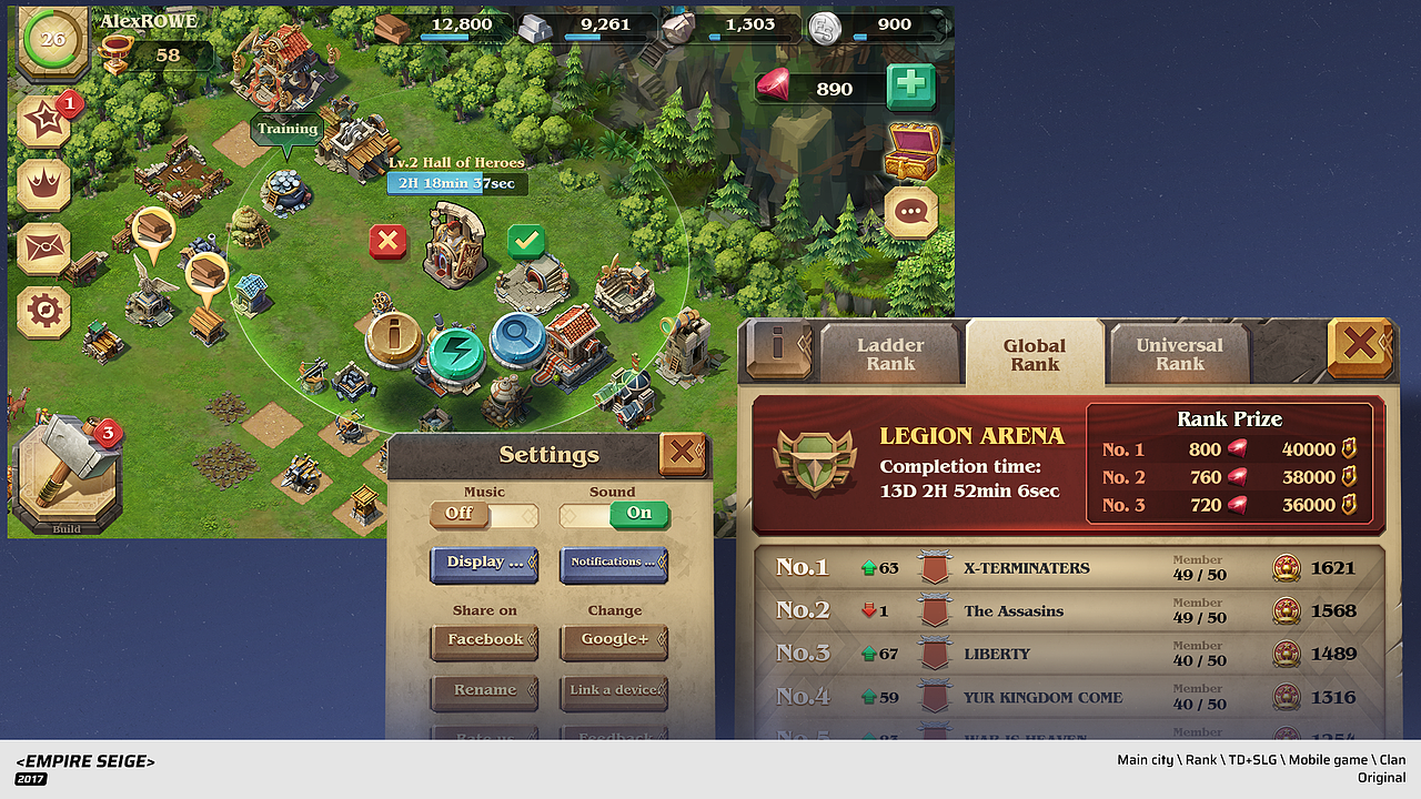 各风格SLG的UI及一些古早练习