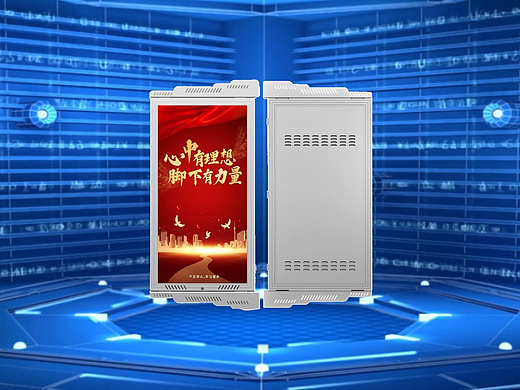 LED灯杆屏智慧灯杆LED屏幕双面灯杆屏【联诚发】