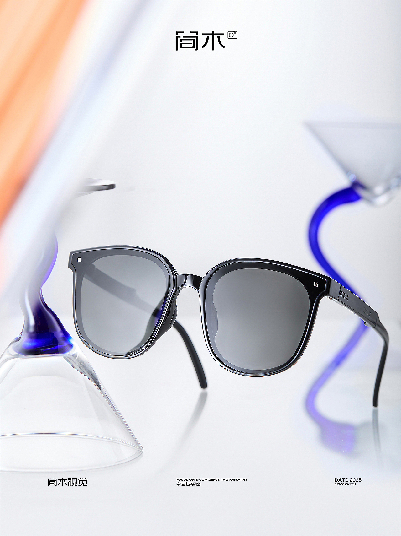 墨镜摄影丨小野和子×简木视觉 太阳镜眼镜创意拍摄