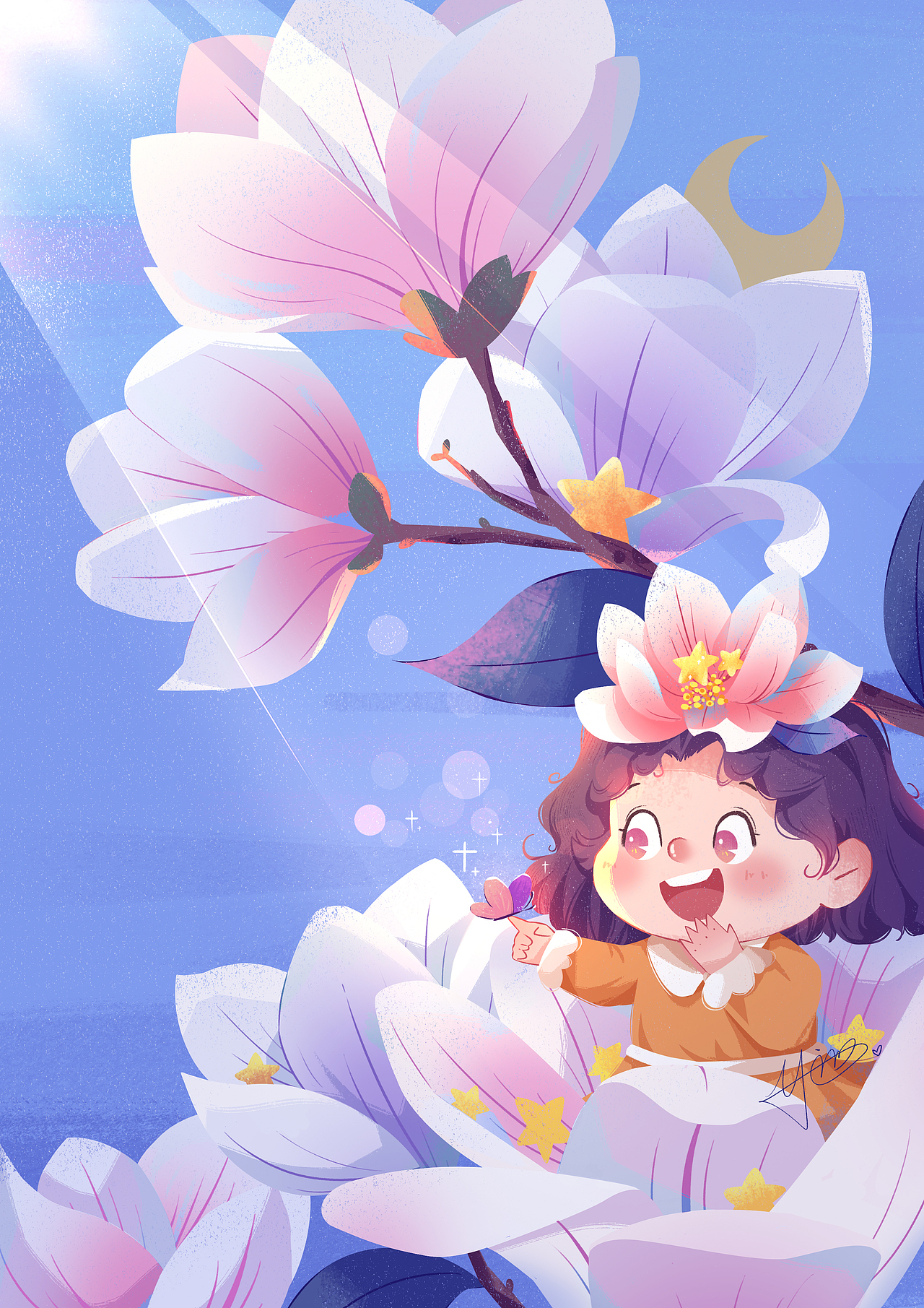 《玉兰花》