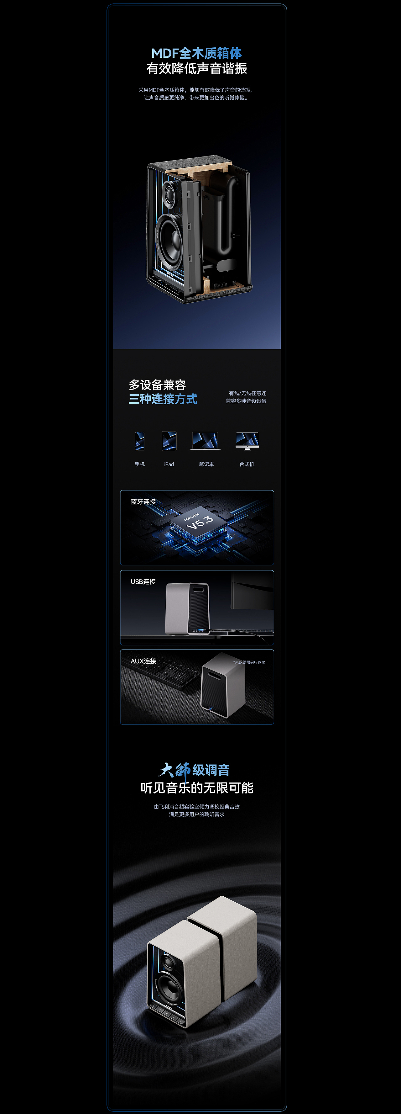 飞利浦蓝牙音响超级单品详情