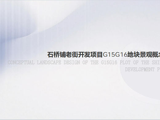2024石桥铺山城商业街老街景观规划设计案-95P