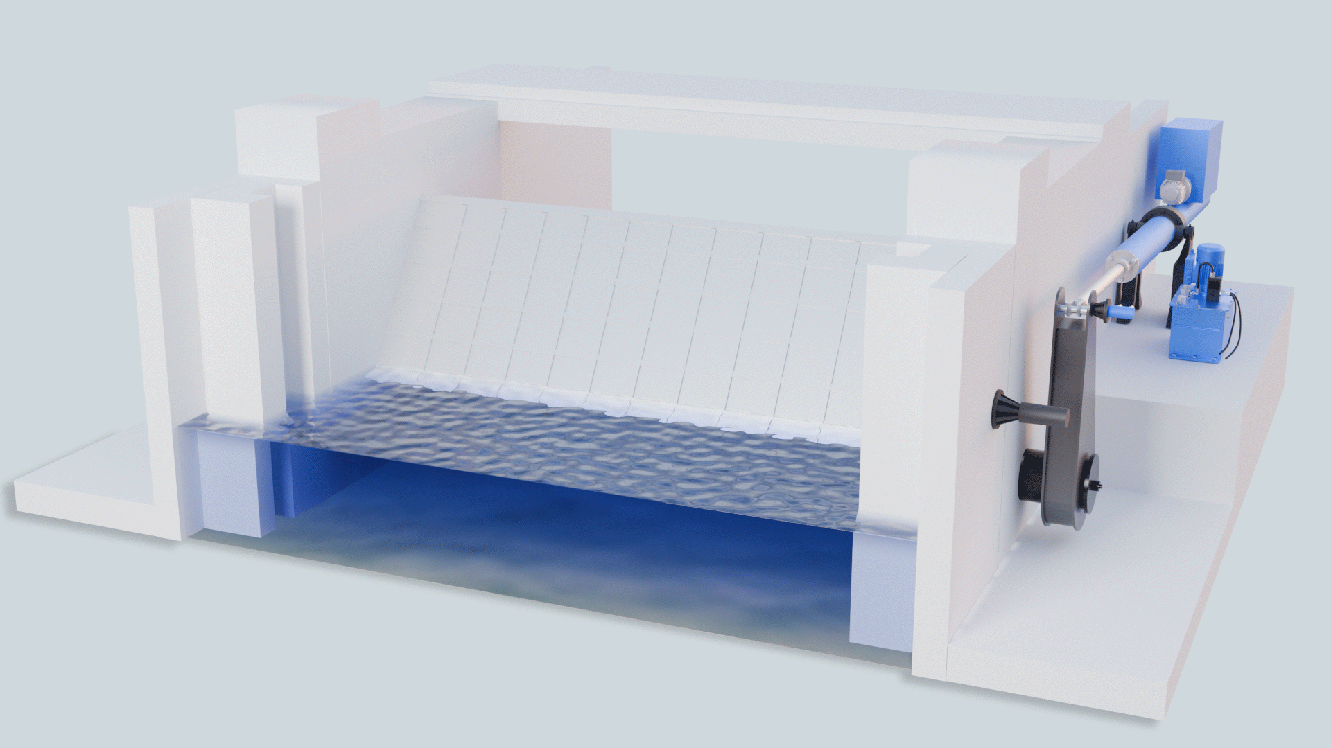 卧倒式闸门（图ZMzg4MzMxMTgw） - 其他三维 - 站酷设计师爱学习的大宝原创素材 - 站酷ZCOOL