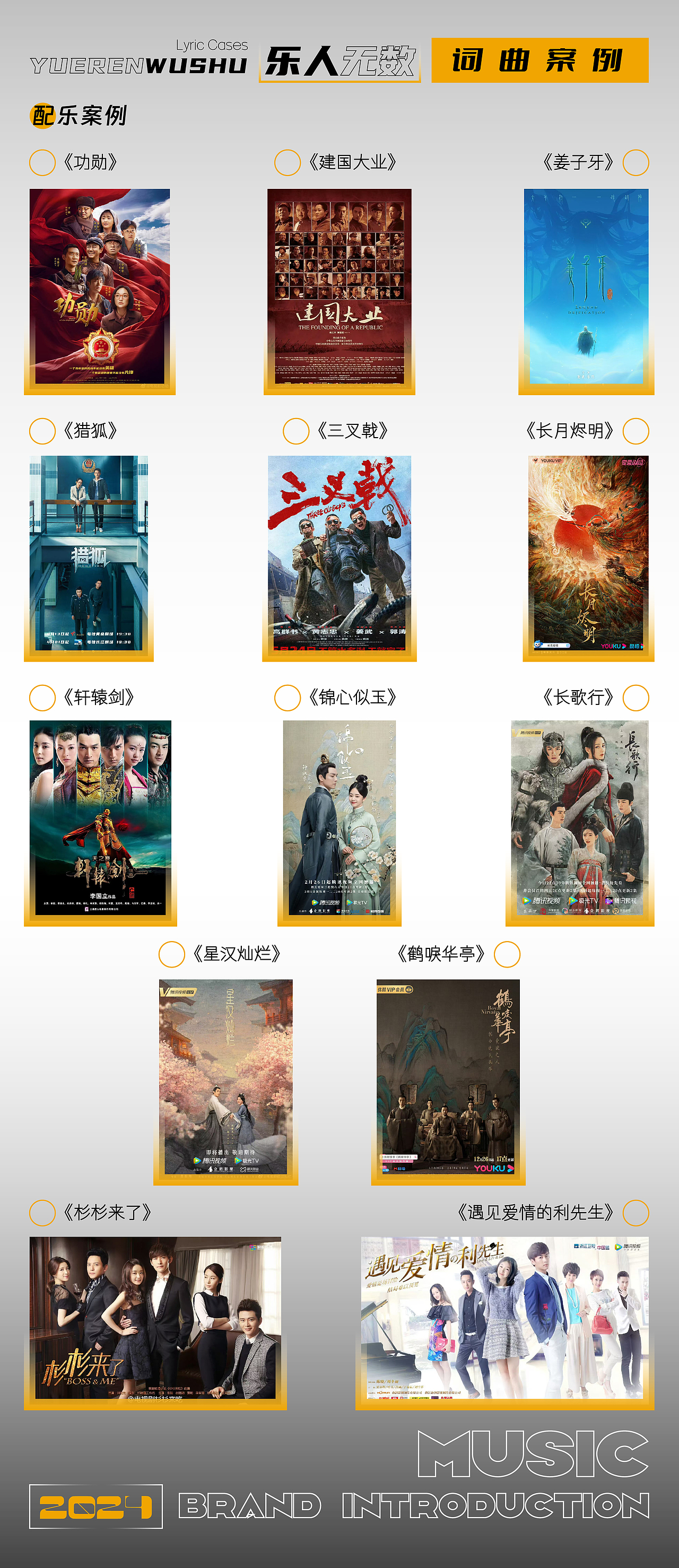 音乐营销/音乐厂牌PPT设计—乐人无数