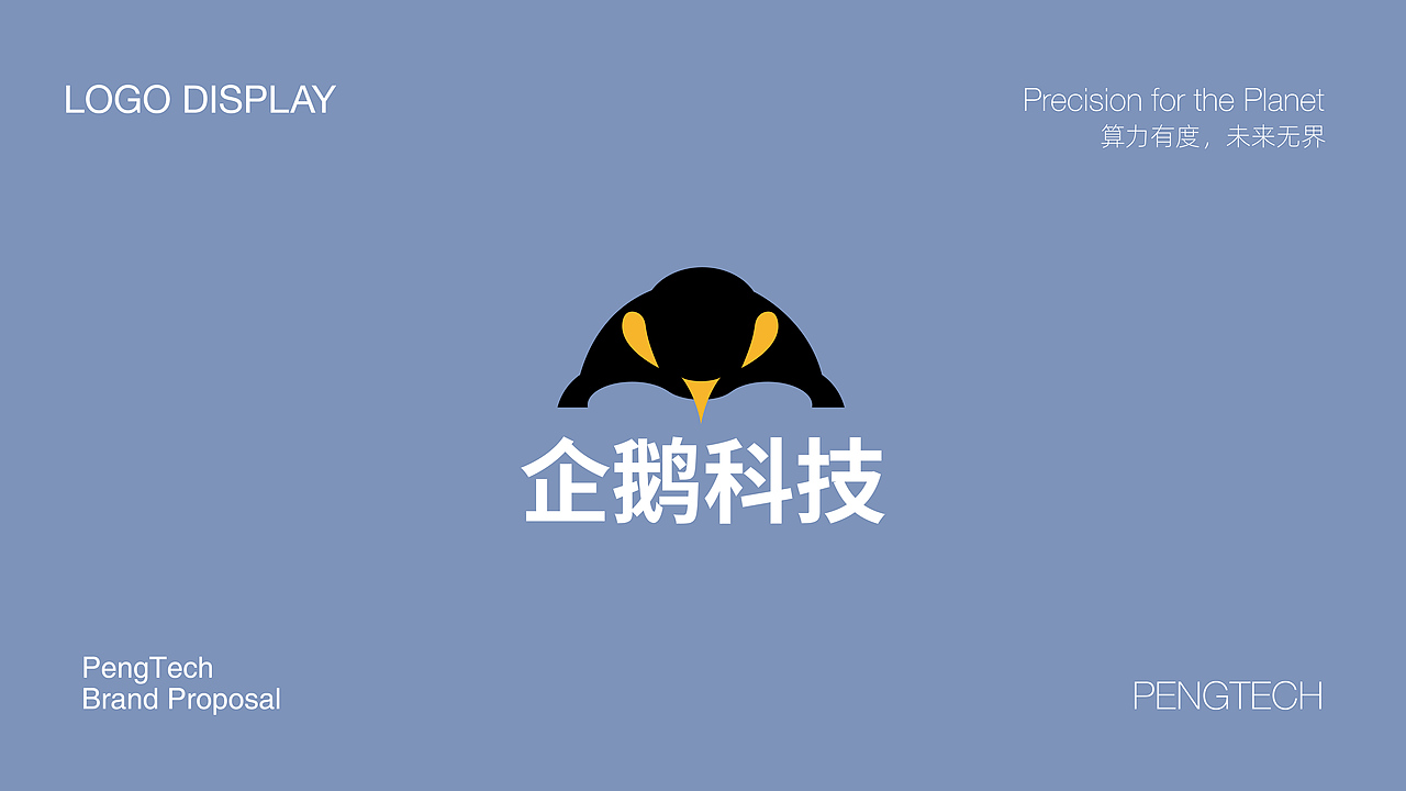 企鹅科技品牌设计提案【逐浪派对】