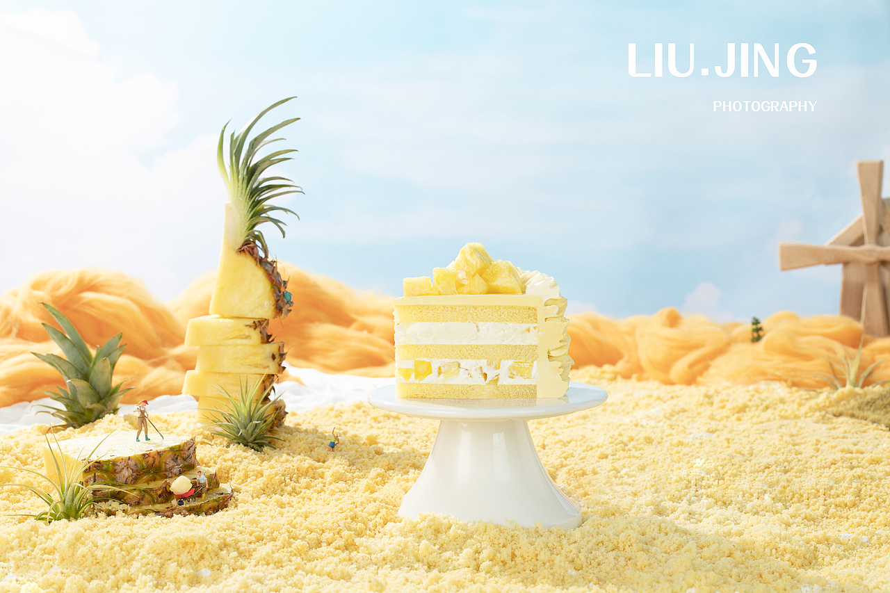 美食摄影｜花凰金凤梨蛋糕（图ZMzg4MzQxODQ4） - 美食摄影 - 站酷设计师摄影师Echo原创素材 - 站酷ZCOOL