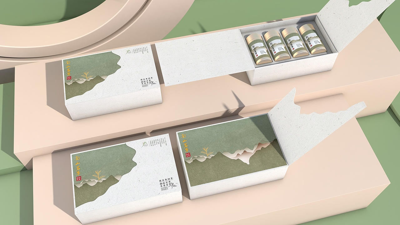 岭南绿晟|茶叶品牌全案策划（图ZMzg4MzUxODAw） - 包装 - 站酷设计师西安前道品牌策划原创素材 - 站酷ZCOOL