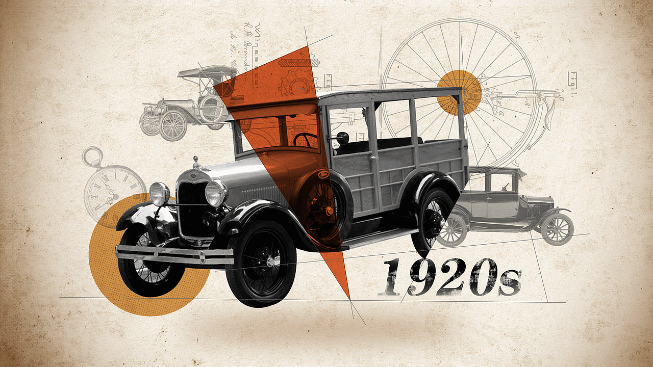 奥迪旅行车 | 拼贴风格分镜