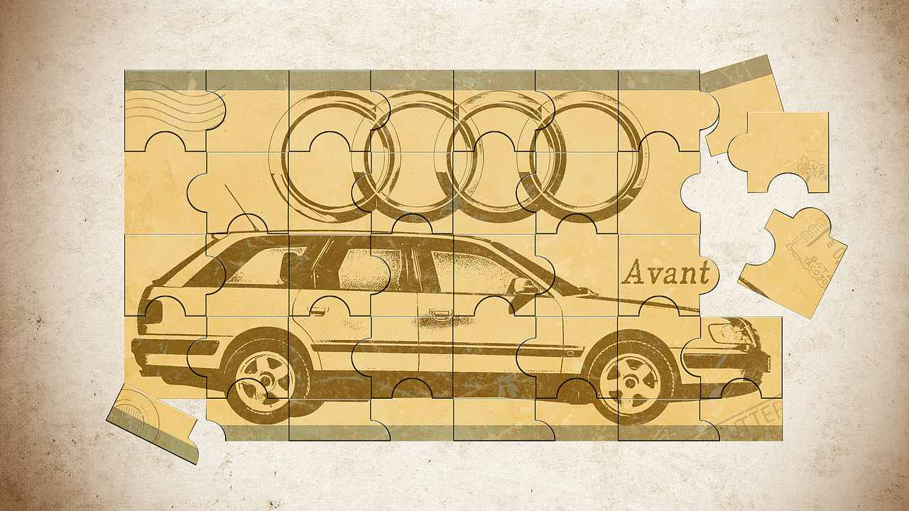 奥迪旅行车 | 拼贴风格分镜