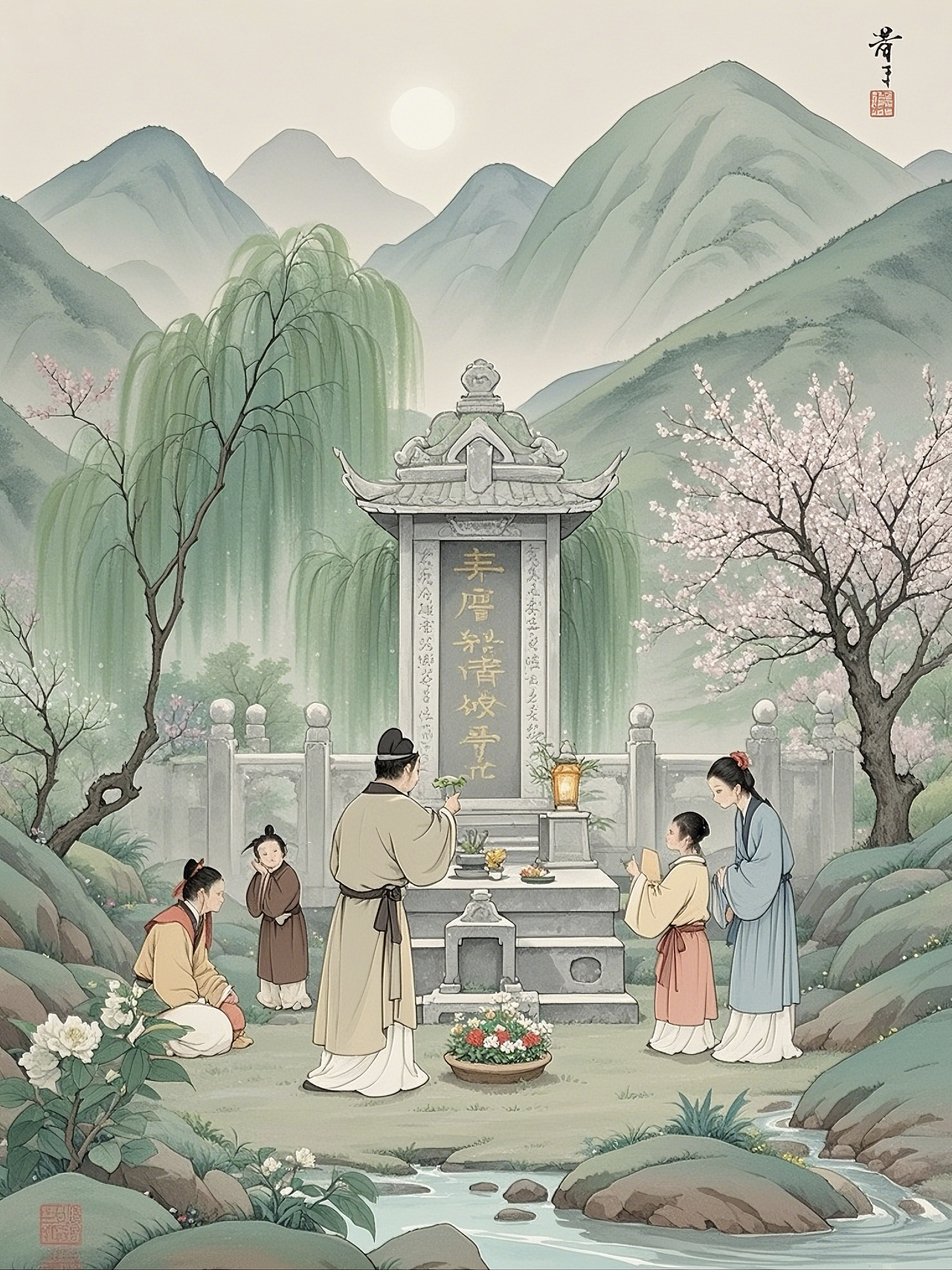 清明祭扫寄相思