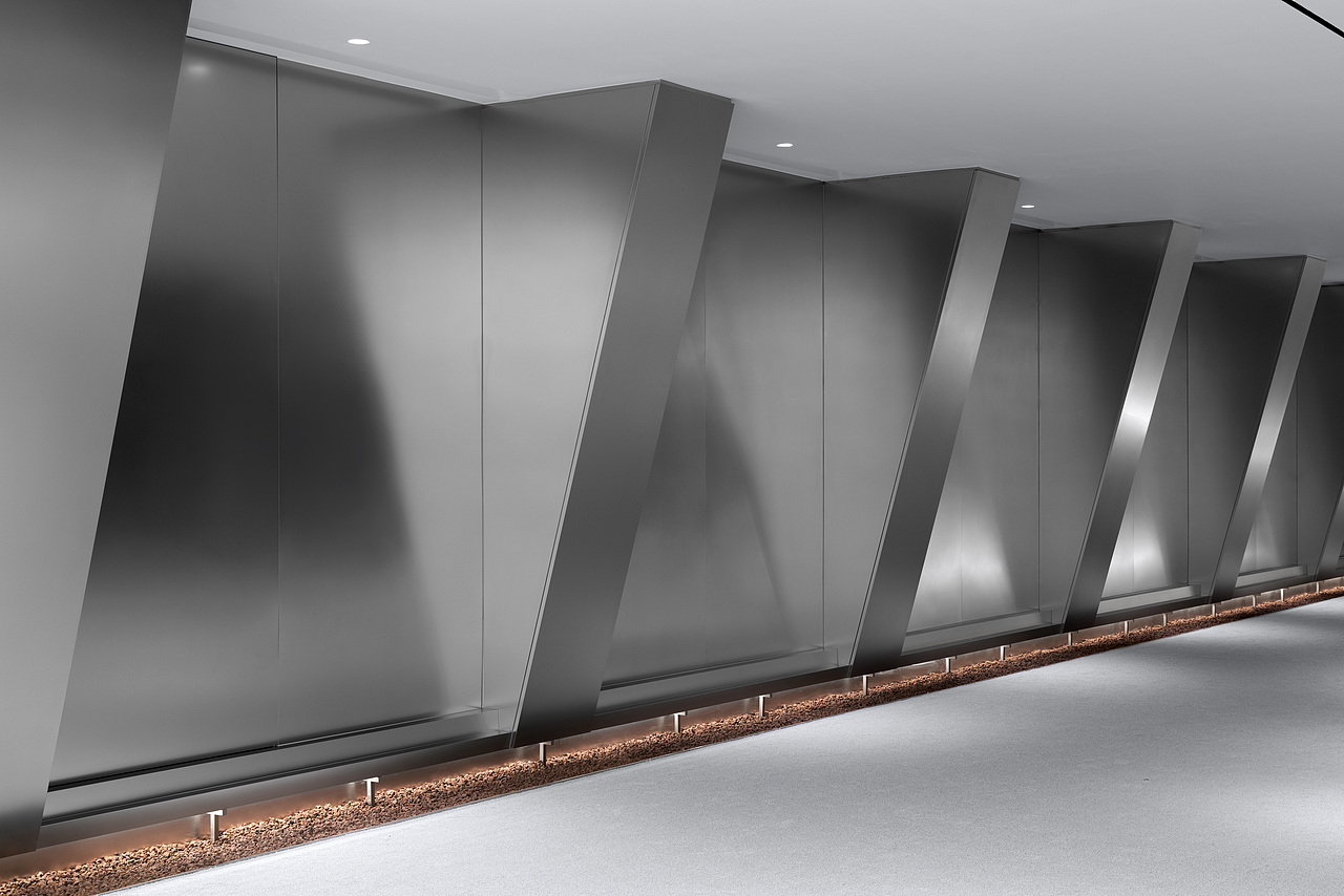 坪彗全球办公总部,"科技禅"定义超现实展厅