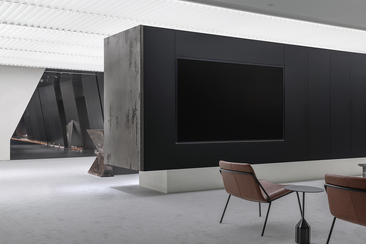 坪彗全球办公总部,"科技禅"定义超现实展厅