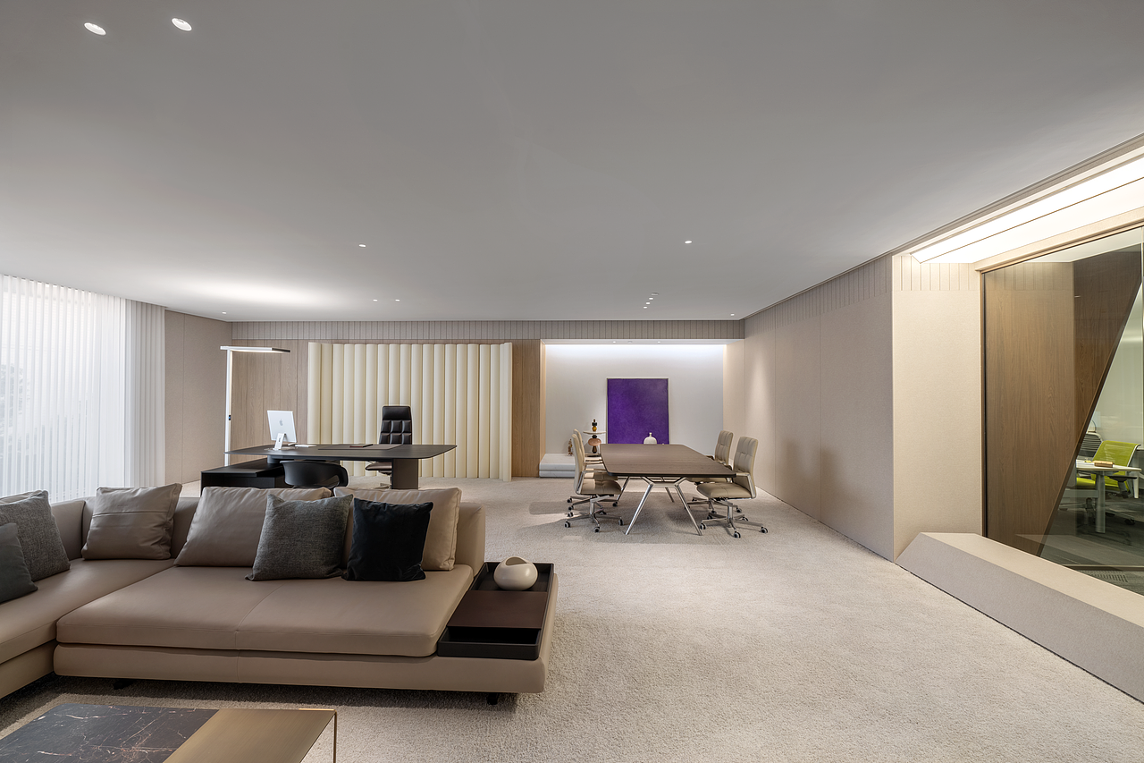 坪彗全球办公总部,"科技禅"定义超现实展厅