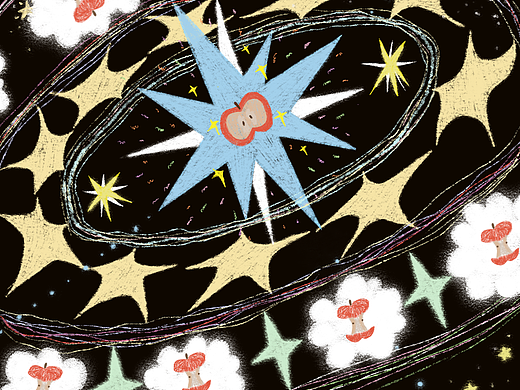 苹果宇宙大爆炸