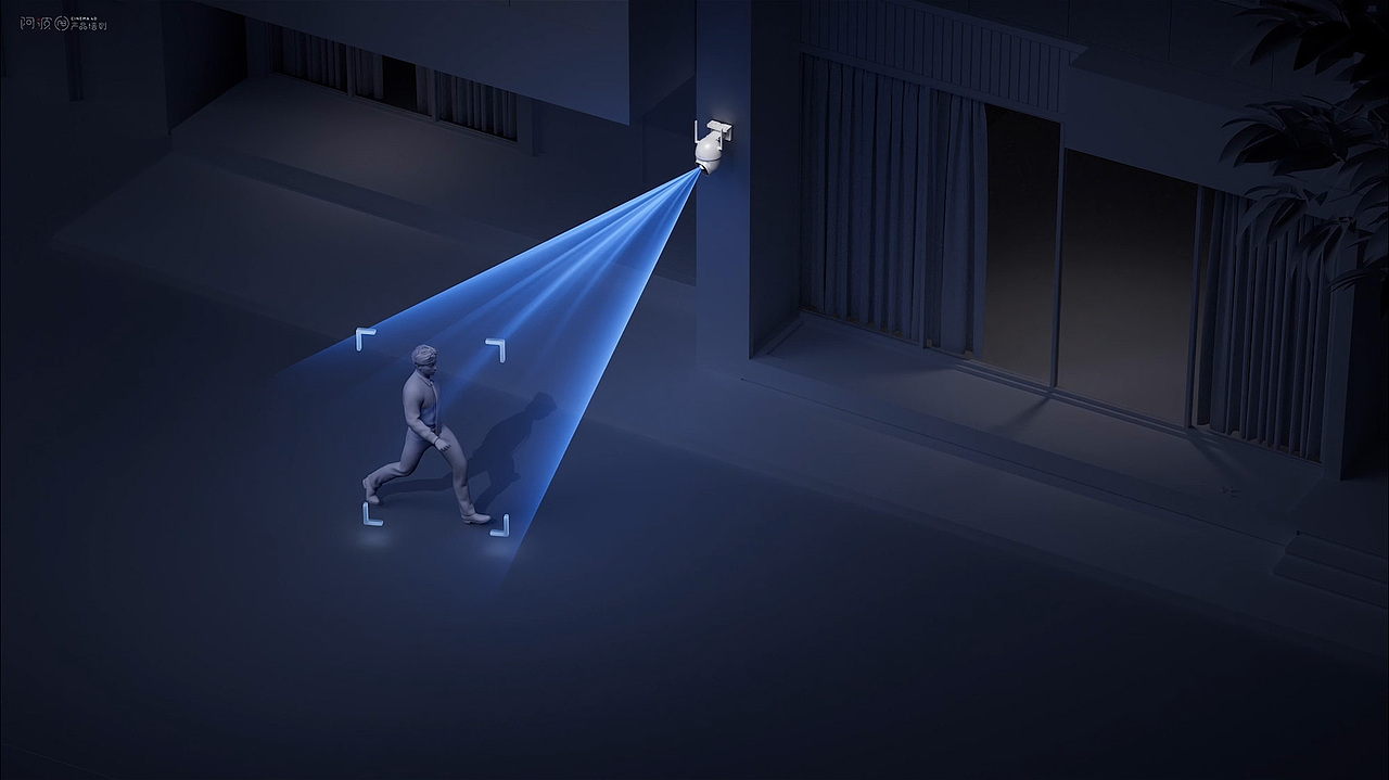 华为摄像头商业渲染