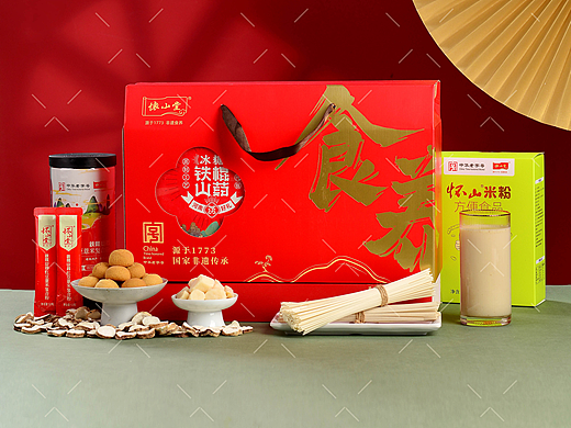 山药粉礼盒拍摄|电商产品拍照|美食摄影×郑州密斯杨