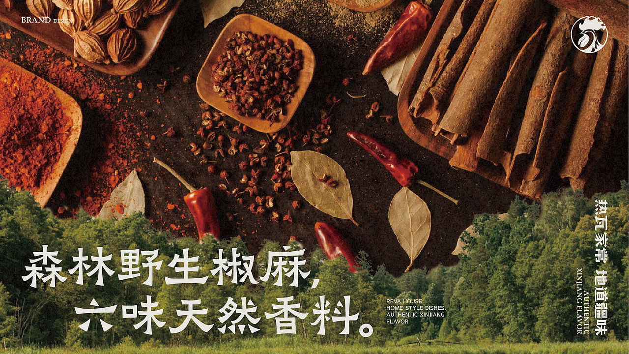       热瓦铺新疆大盘鸡品牌视觉设计（图ZMzg4MzkwMTY4） - 品牌 - 站酷设计师非果文化TeamFeat原创素材 - 站酷ZCOOL