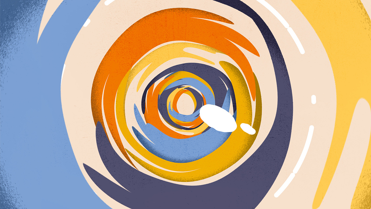 色彩流体片头动画,使用AE制作。