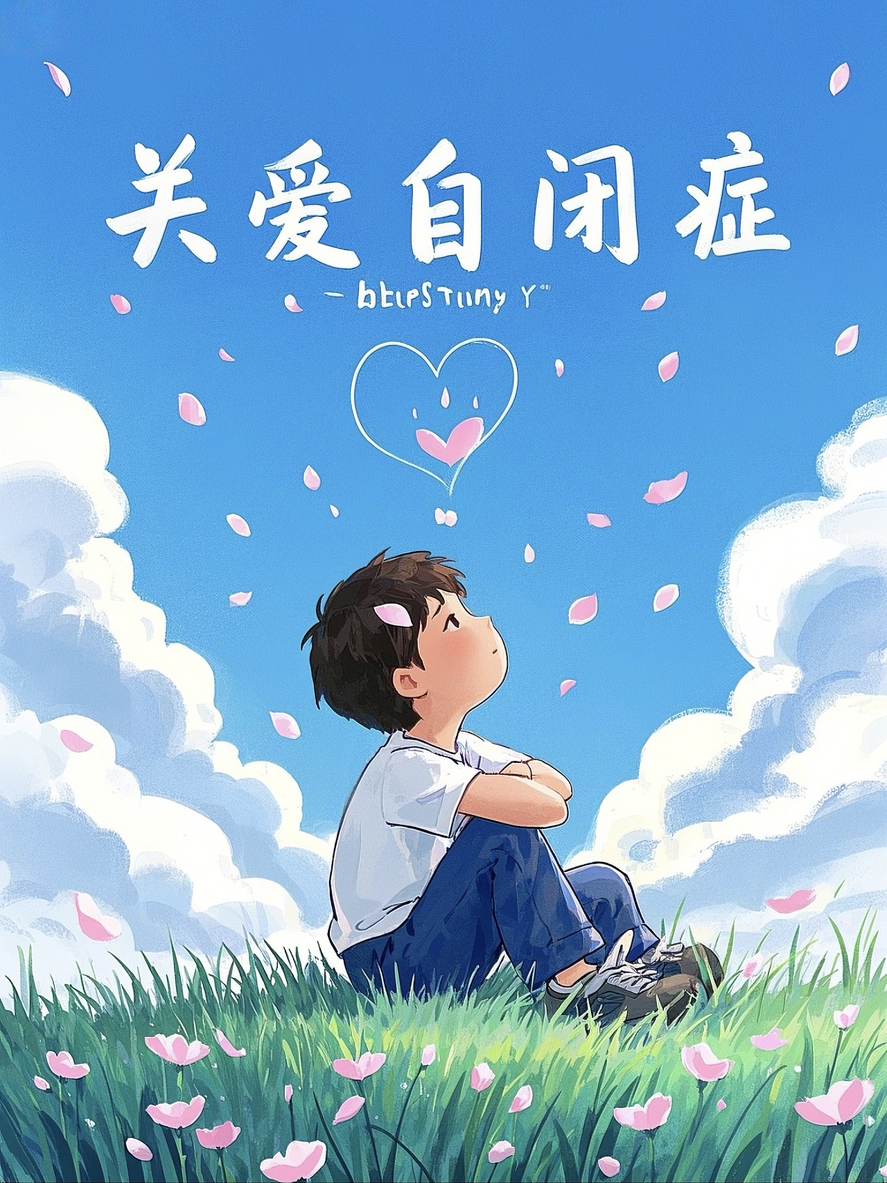 4.2世界自闭症日海报