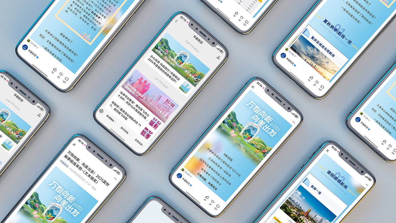 2025华夏航空夏秋换季主视觉（图ZMzg4Mzk4MjU2） - 其他平面 - 站酷设计师二胡原创素材 - 站酷ZCOOL