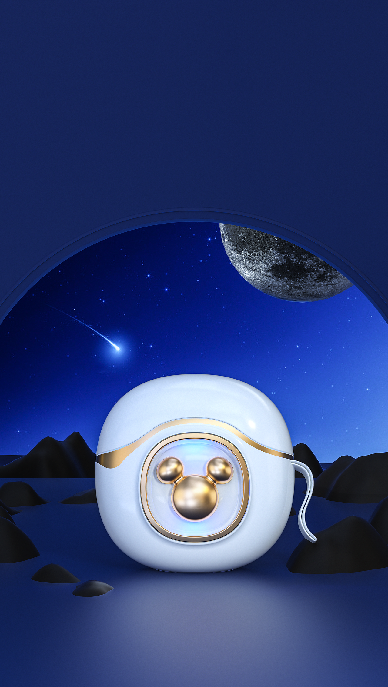 【产品渲染--2025】迪士尼系列蓝牙耳机渲染