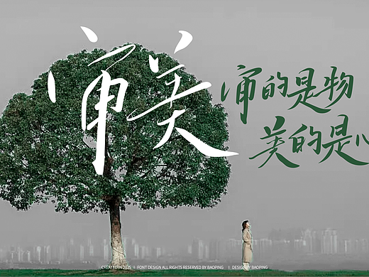 审美，审的是物，美的是心！（个人主页-ZNzE2ODI1ODA=） - 字体/字形 - 站酷设计师书正墨字原创素材 - 站酷ZCOOL