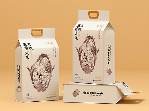 JINGY STUDIO✖北大荒｜粮油农产品类五常大米包装设计