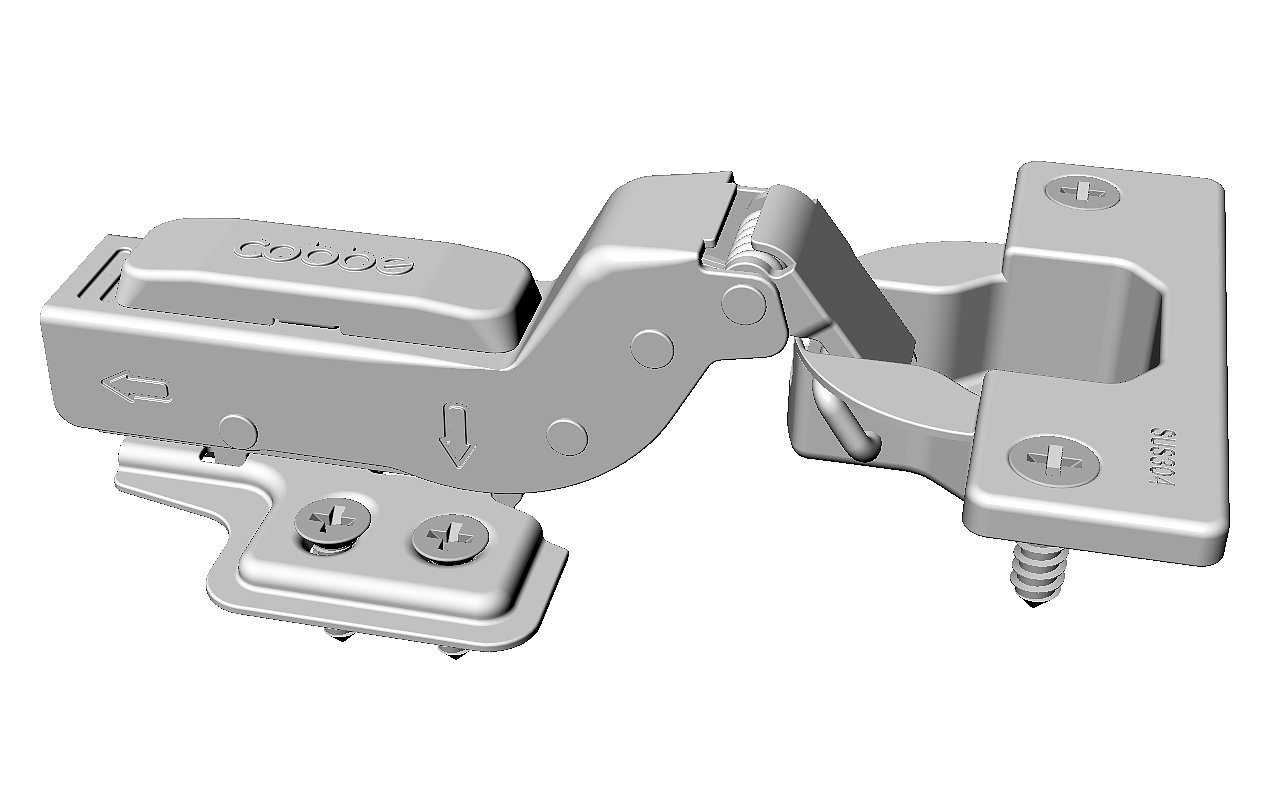 锁具五金铰链门锁合页建模加渲染