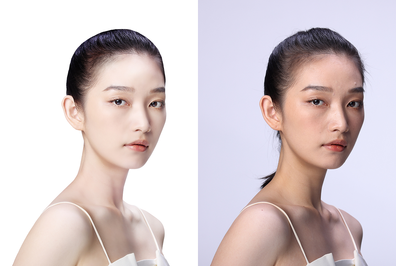 人像精修前后对比