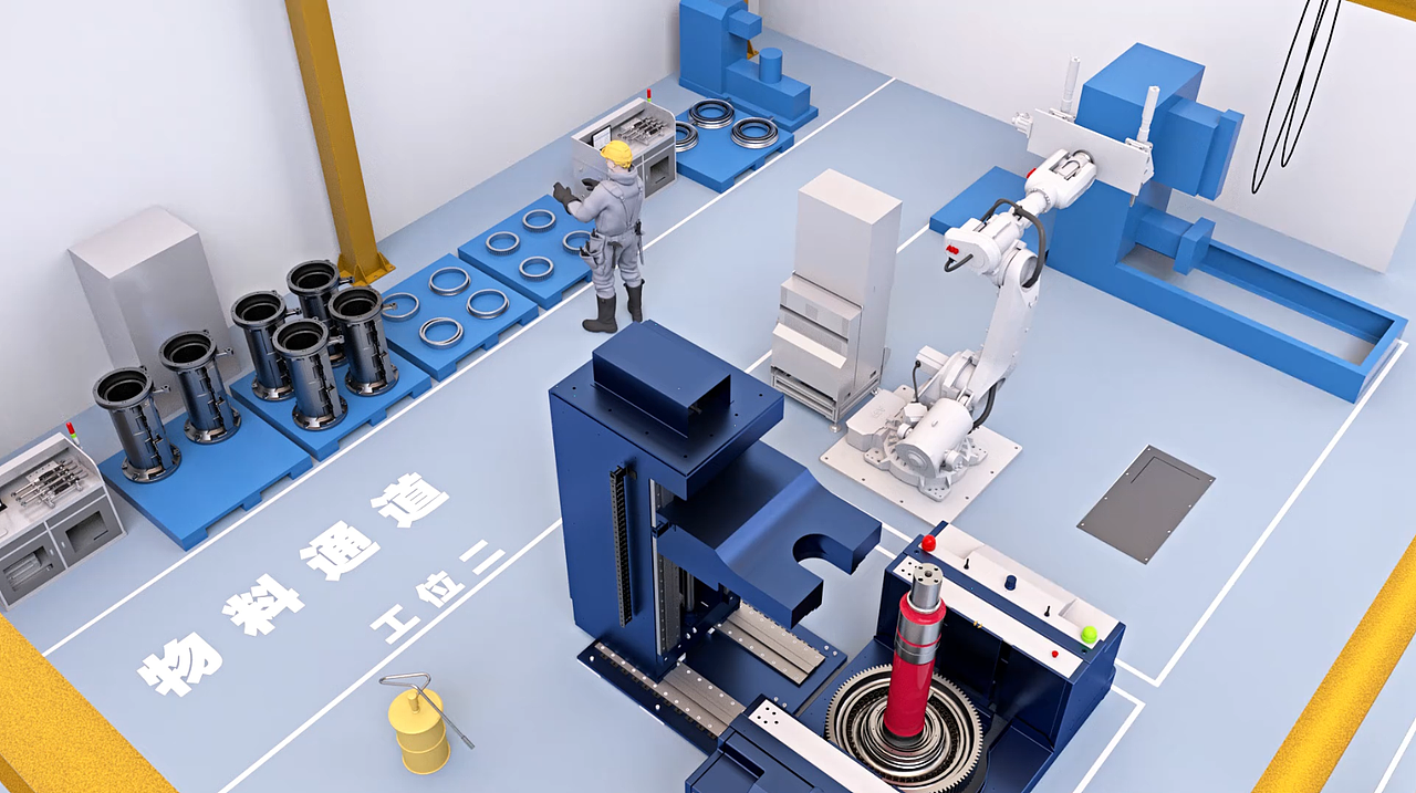 工业动画制作抱轴箱组装生产线动画（图ZMzg4NDA4MjI0） - 产品 - 站酷设计师林艺LY原创素材 - 站酷ZCOOL