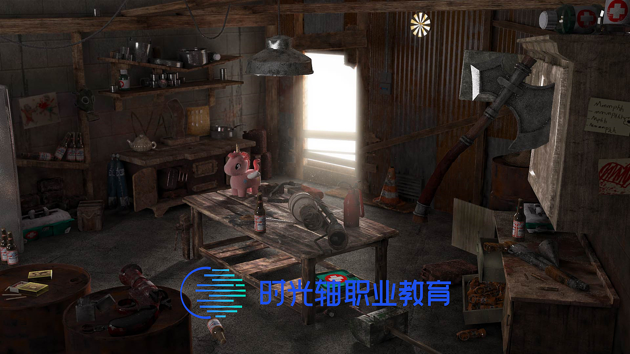 场景建模+渲染后期临摹