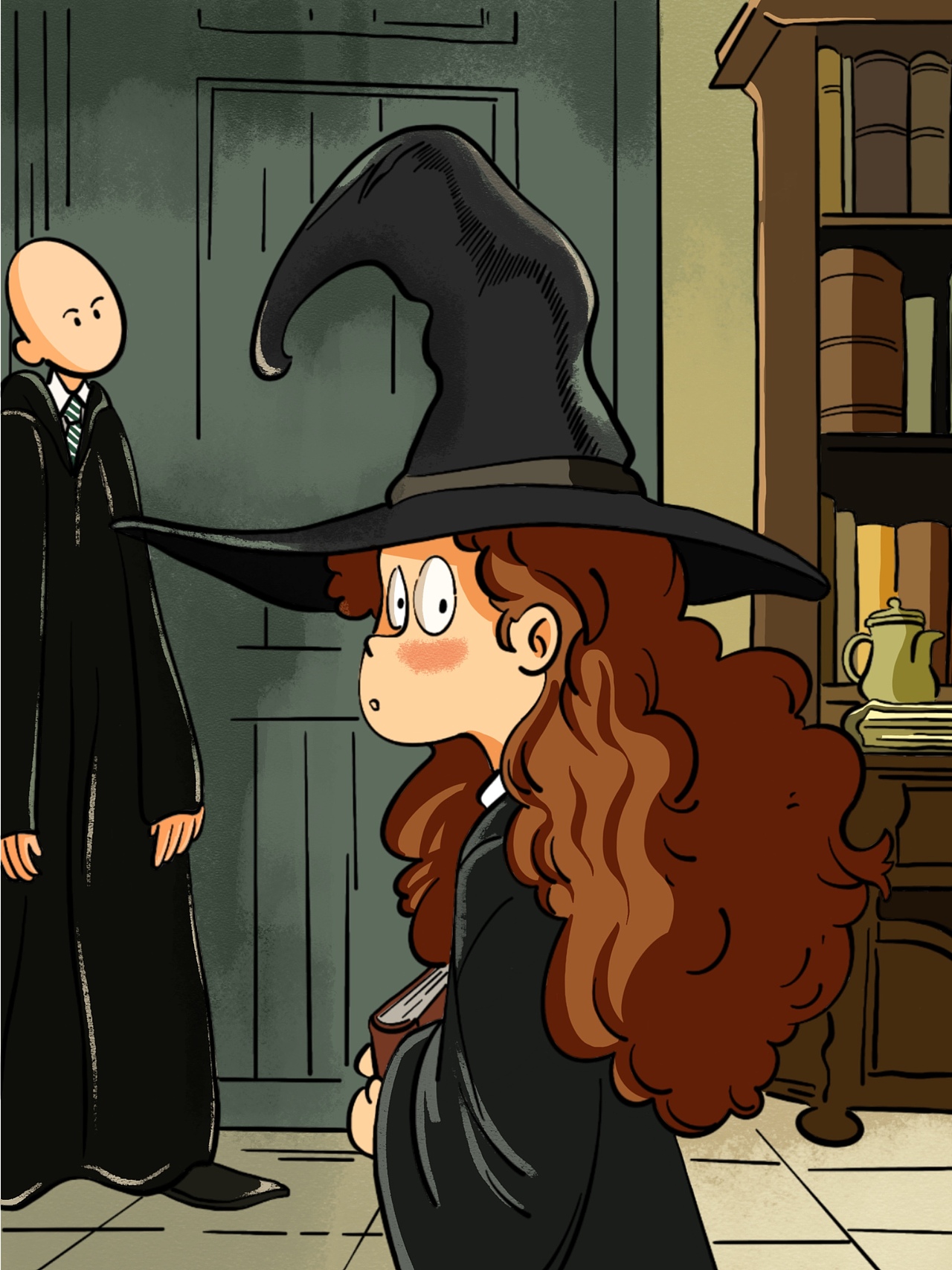 在霍格沃茨看到老伏