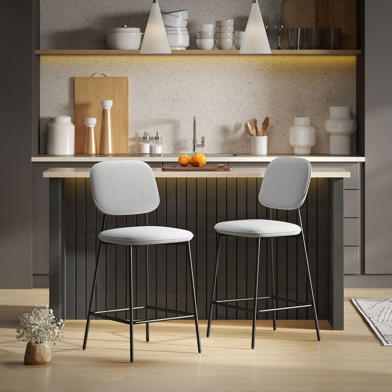 亚马逊丨跨境电商丨吧椅丨橱窗图