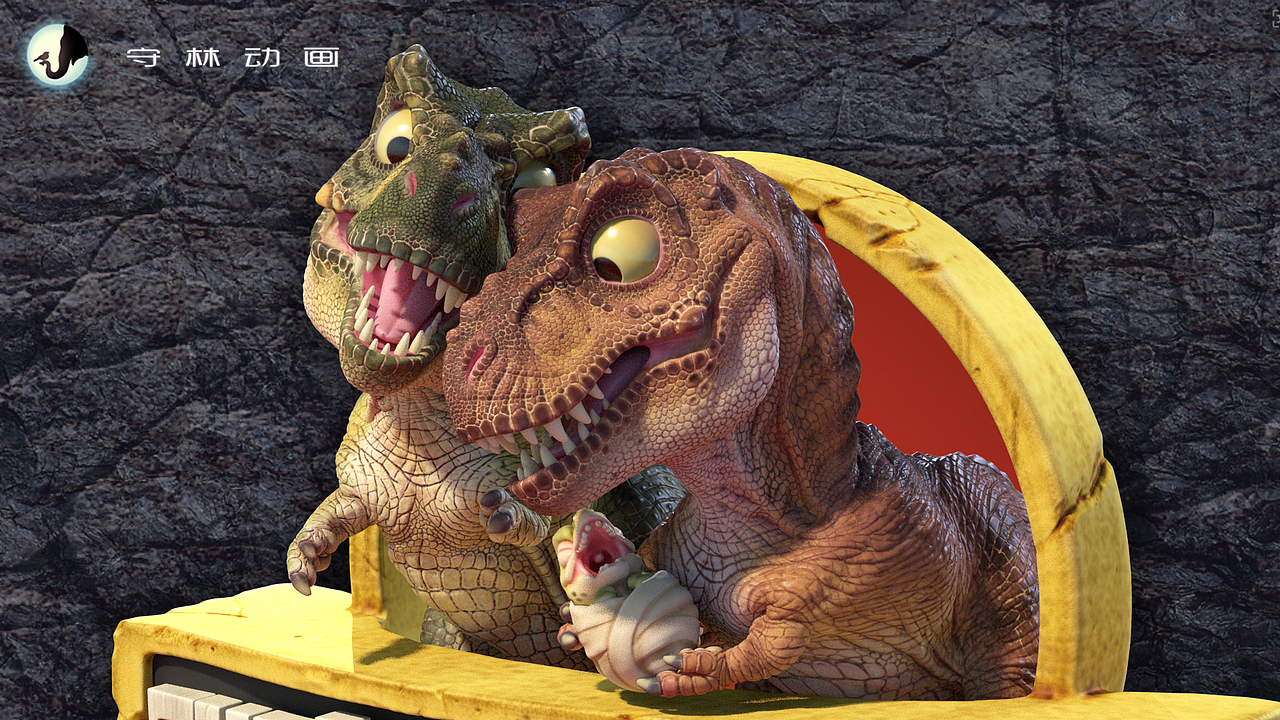 侏罗纪公园2霸王龙一家：Buck、Doe和Junior