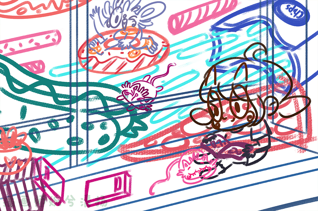 夏日幻想（图ZMzg4NDI2NDky） - 商业插画 - 站酷设计师婉兮清扬wxqy原创素材 - 站酷ZCOOL