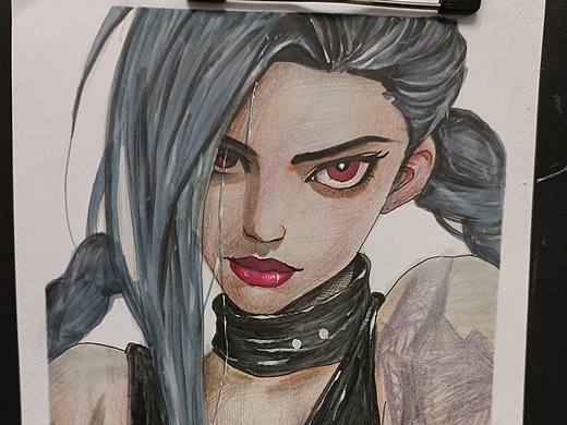 金克絲 手繪（個(gè)人主頁-ZNzE2ODU3NTI=） - 繪畫 - 站酷設(shè)計(jì)師塵埃落定sss原創(chuàng)素材 - 站酷ZCOOL