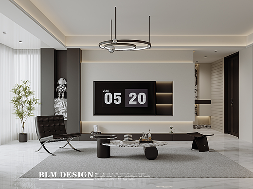 现代风-白龙马效果图