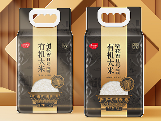 高端五常大米包装设计,热销大单品6年销冠,包装设计