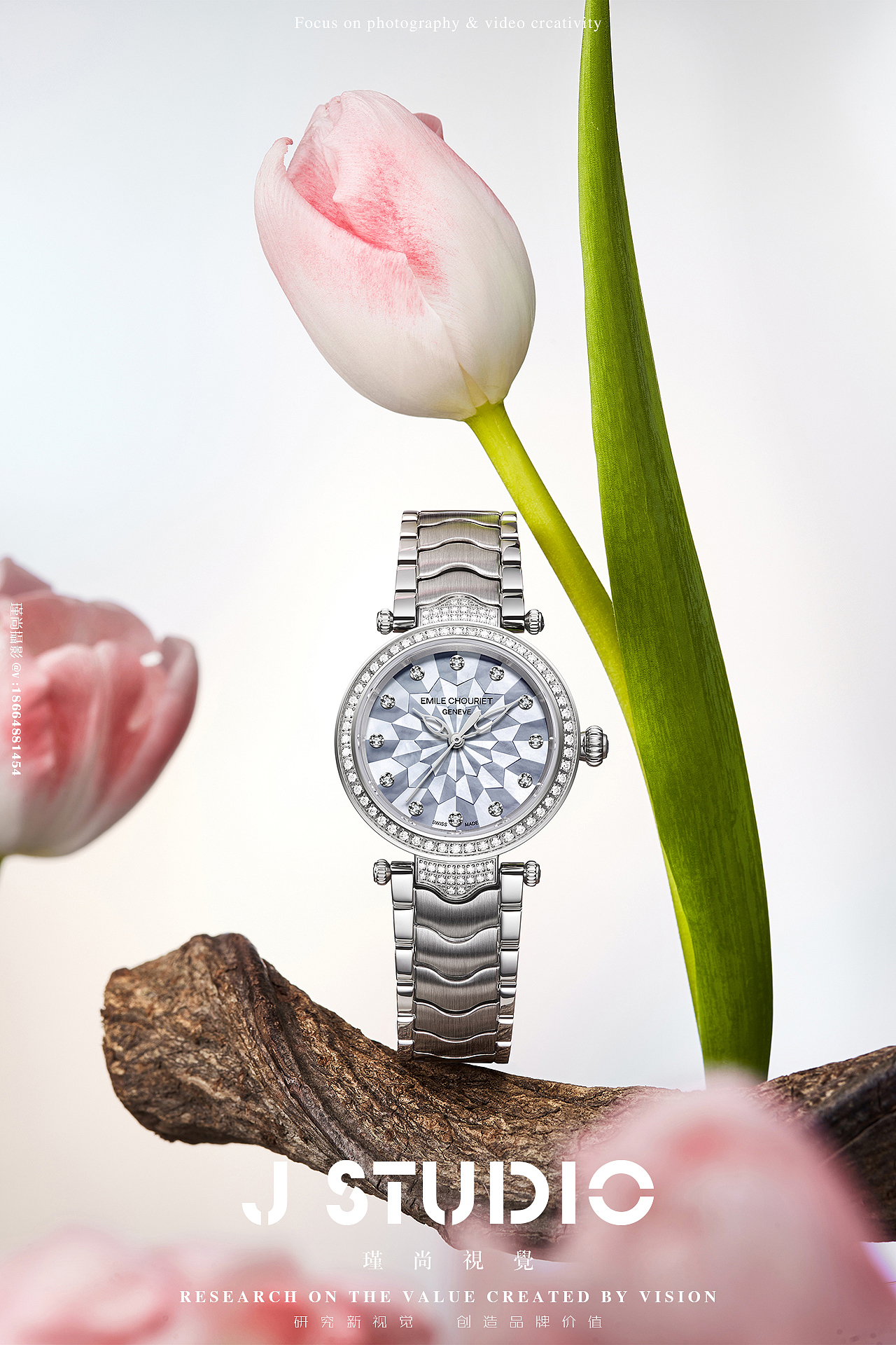 手表x创意场景图x春暖“花”开（图ZMzg4NDQ2NjEy） - 产品摄影 - 站酷设计师瑾尚商业影像原创素材 - 站酷ZCOOL