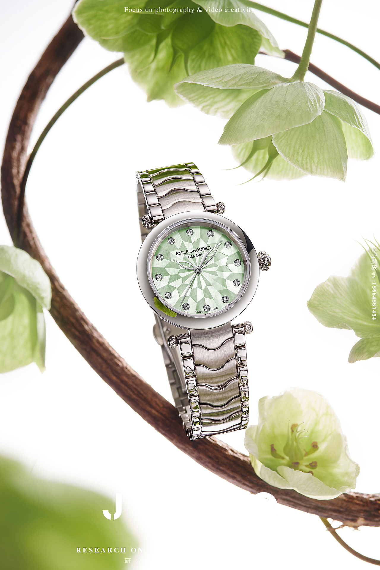 手表x创意场景图x春暖“花”开（图ZMzg4NDQ2NjMy） - 产品摄影 - 站酷设计师瑾尚商业影像原创素材 - 站酷ZCOOL