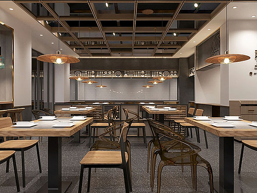 郑州饺子馆装修设计要心暖还要能晒朋友圈—餐饮店装修公司