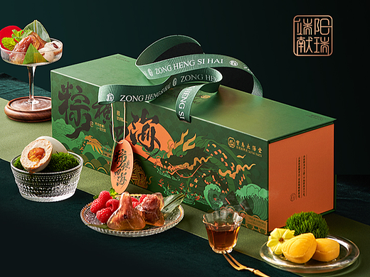 粽横四海包装设计 ·宝岛太阳堂2025端午龙粽礼盒（个人主页-ZNzE2ODc2NDA=） - 包装 - 站酷设计师宝岛太阳堂原创素材 - 站酷ZCOOL