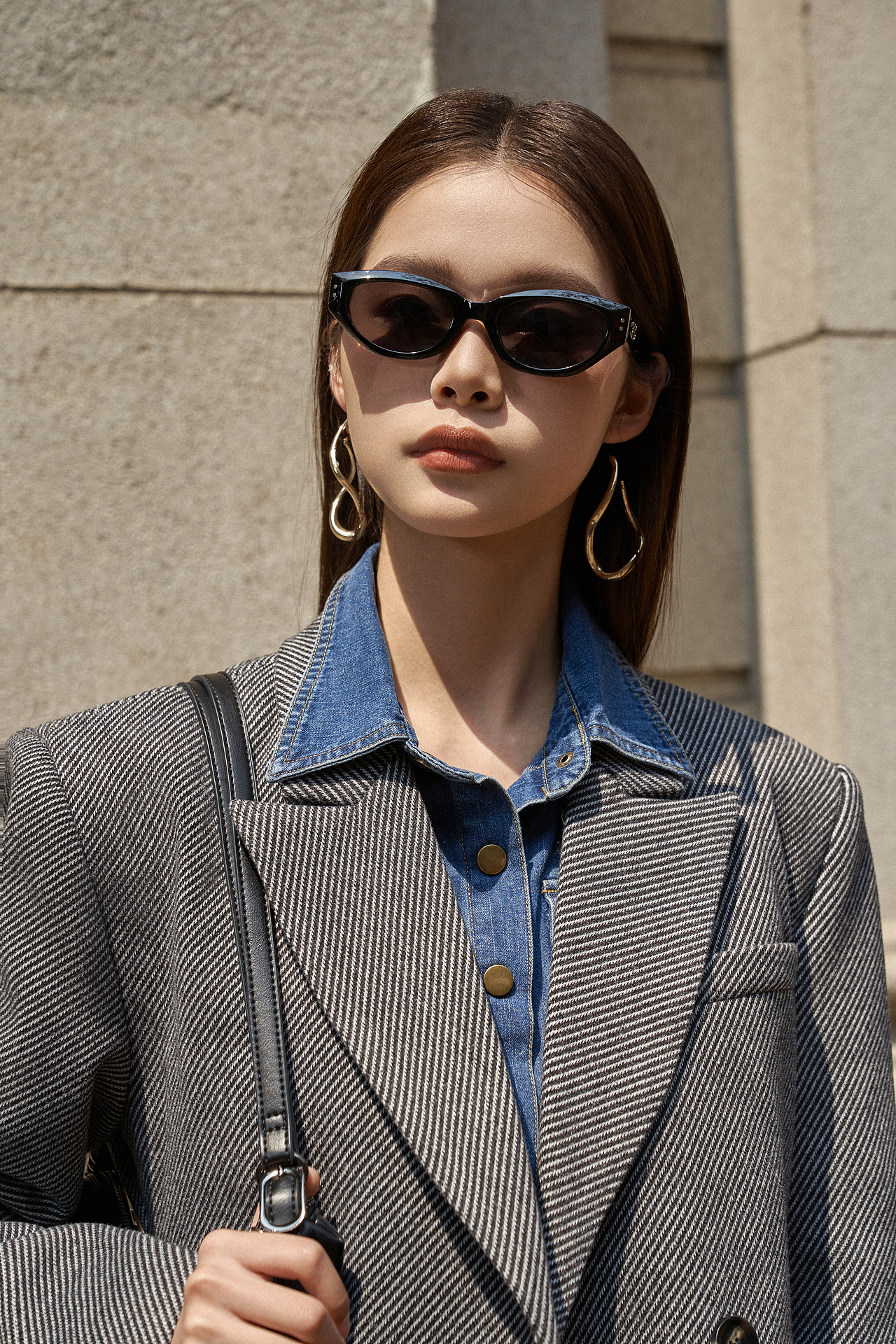 在广州沙面拍的女装图