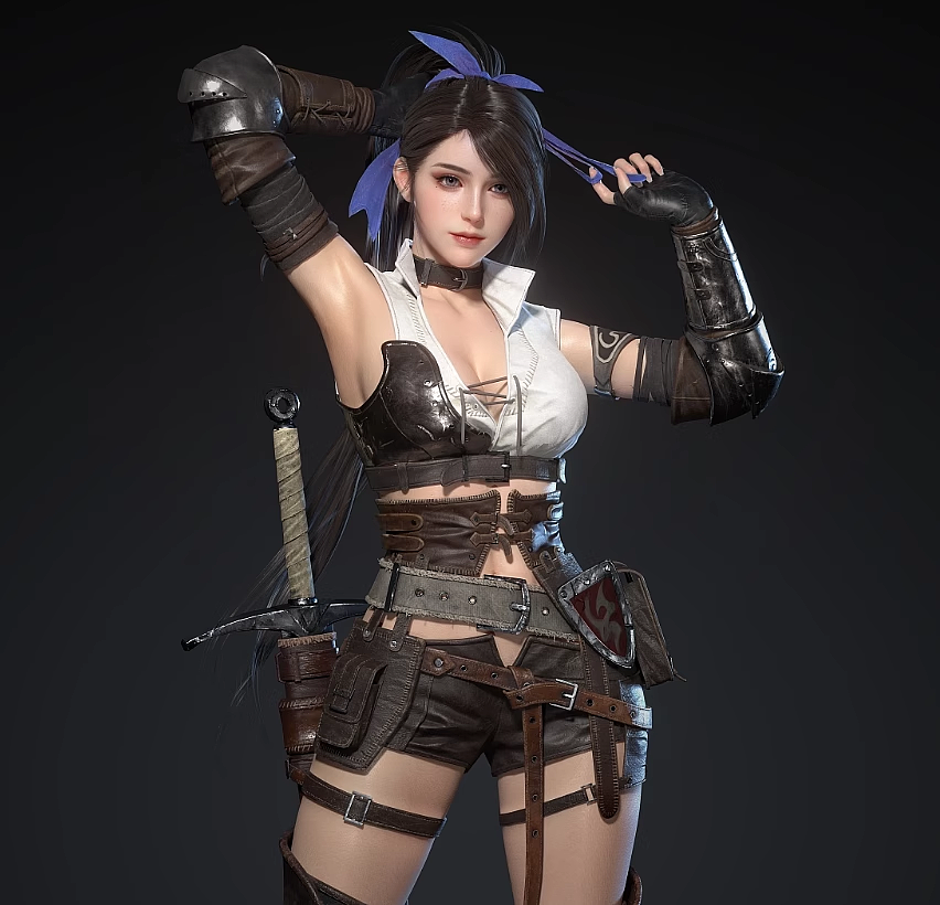 游戏角色ip高模建模贴图（图ZMzg4NDYxMTA0） - 人物/生物 - 站酷设计师大白888原创素材 - 站酷ZCOOL