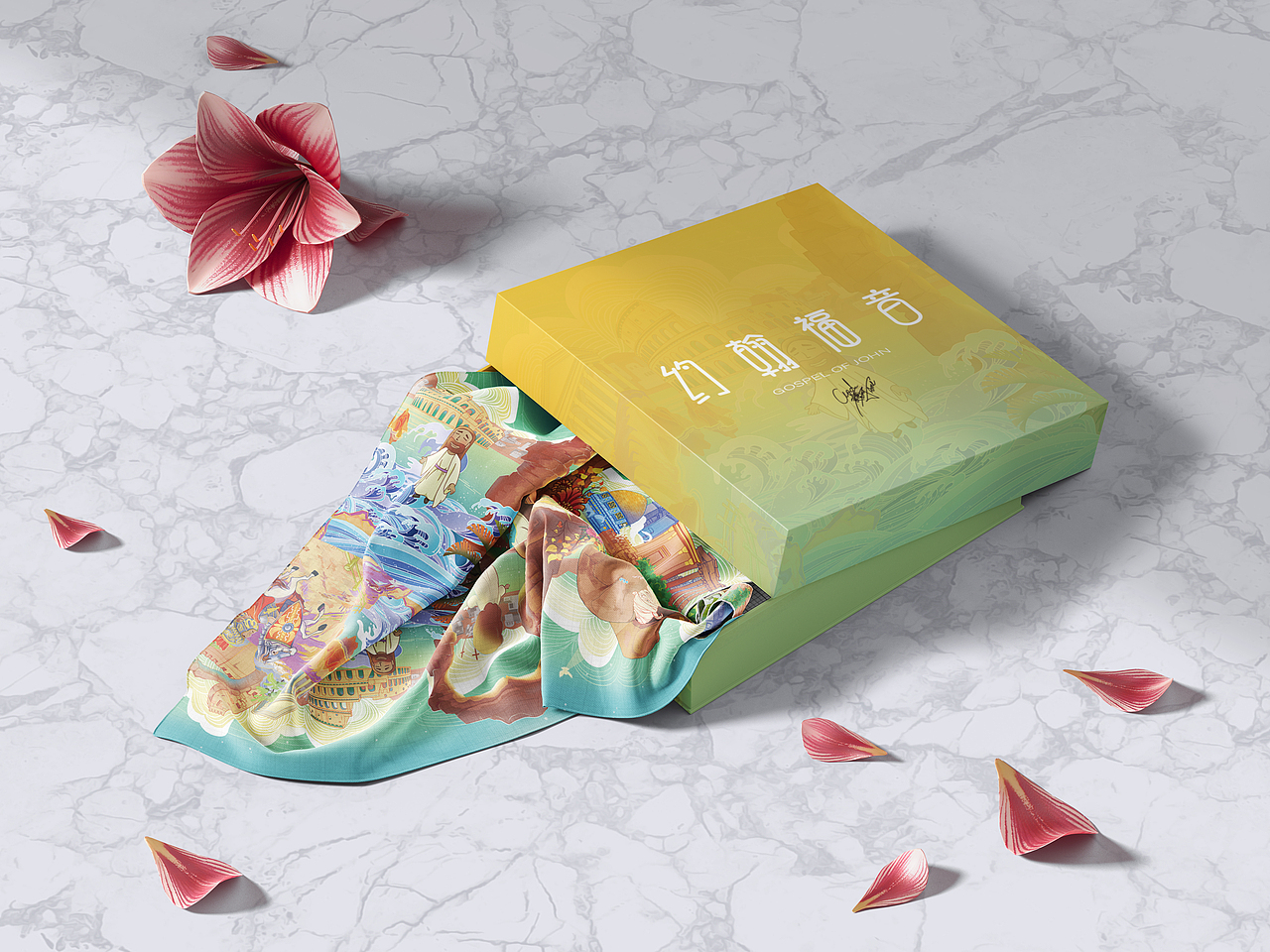 ↑品牌识别:独特的插画风格和深刻的信仰主题,使得品牌具有较高的识别度,有助于在市场中建立独特的品牌形象。