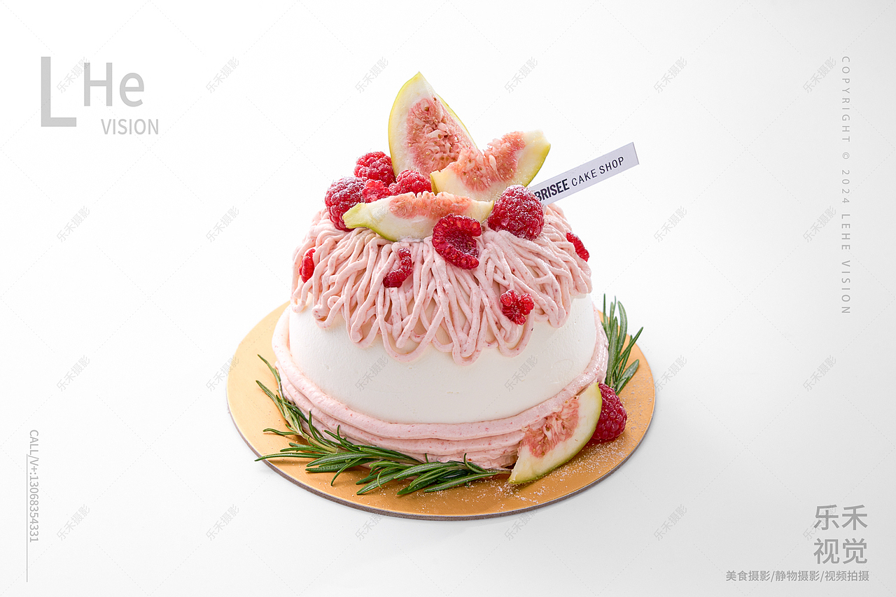 蛋糕白底图,白底也可以有丰富的细节