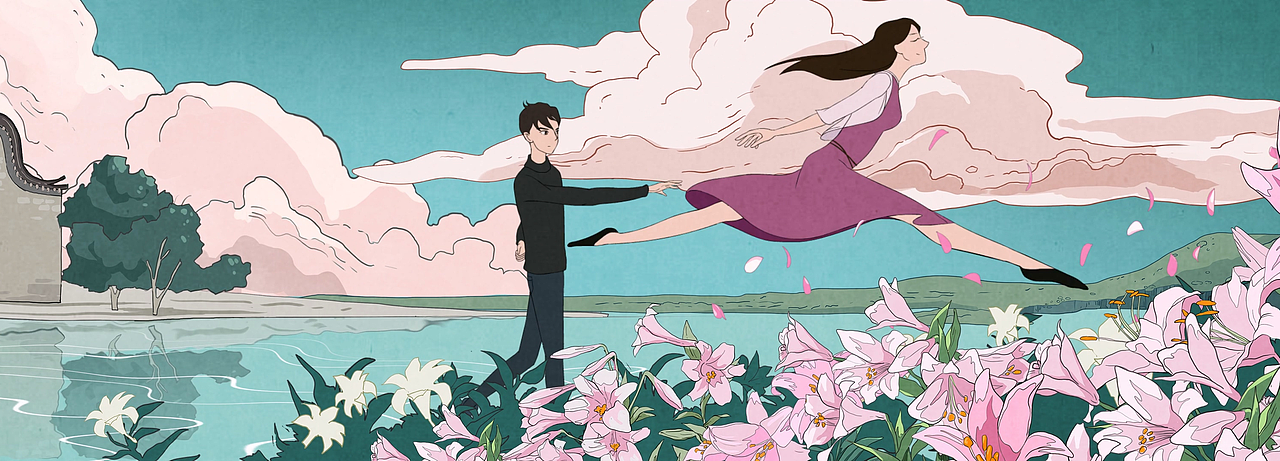 梦里水乡景区-灯光秀大屏